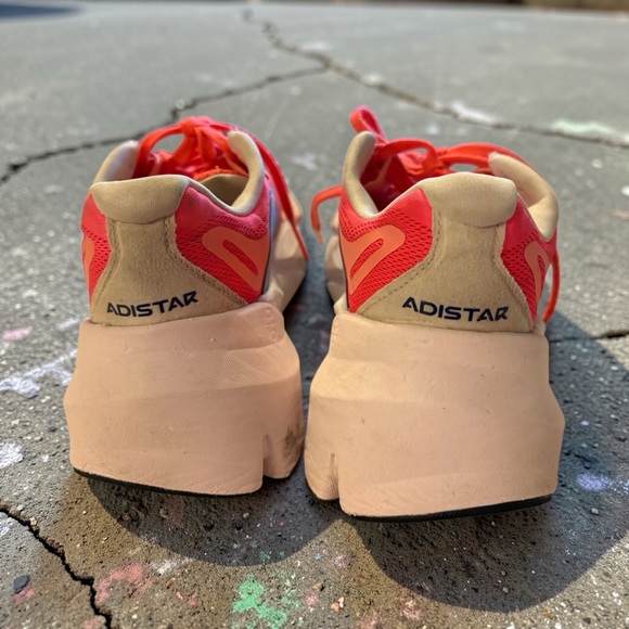 adidas ADISTAR Pink and Light Blue Women's Running Sneakers - Picture 3 of 6